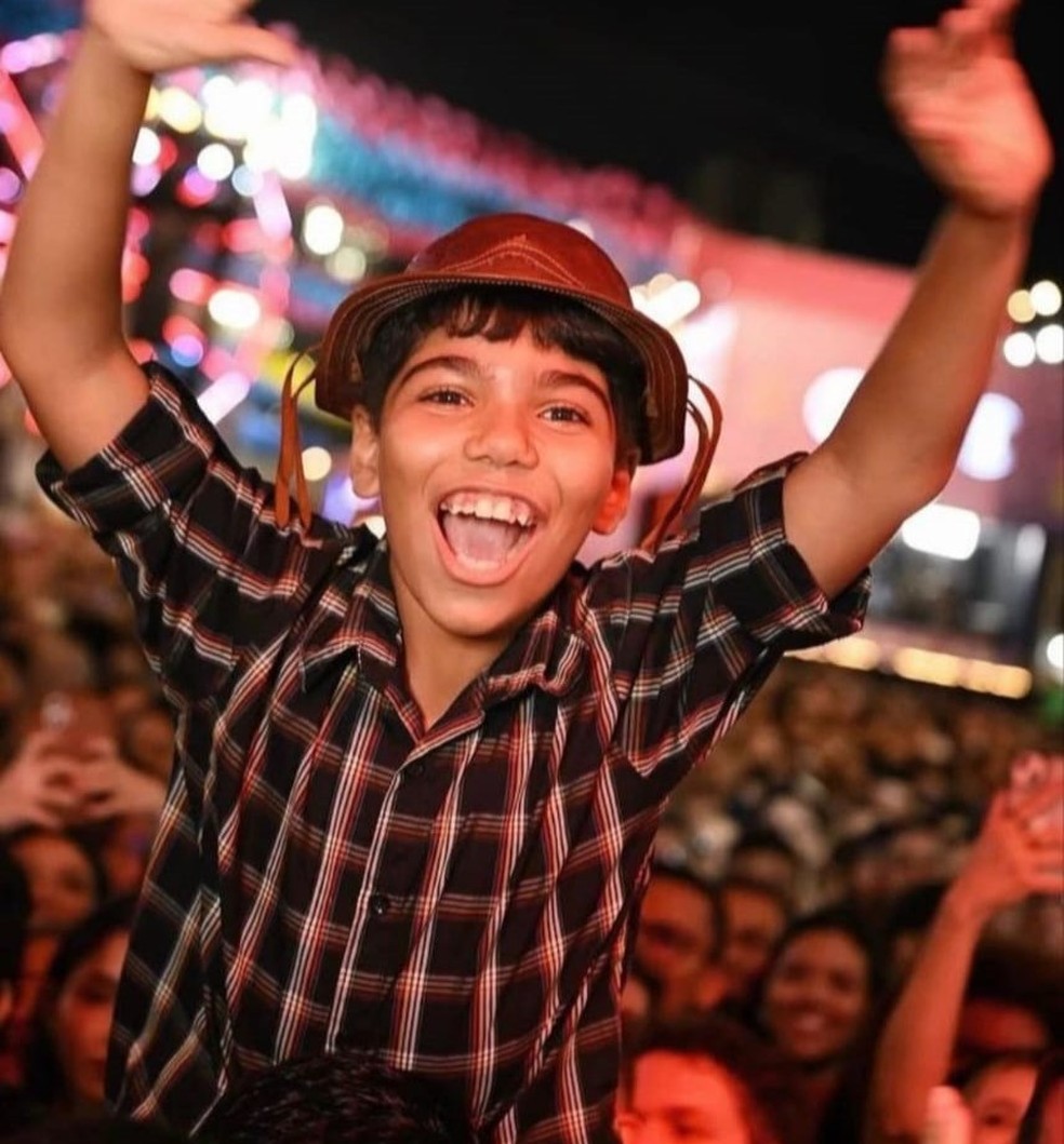 Joadson da Silva, de 12 anos. — Foto: Foto: Reprodução arquivo pessoal.