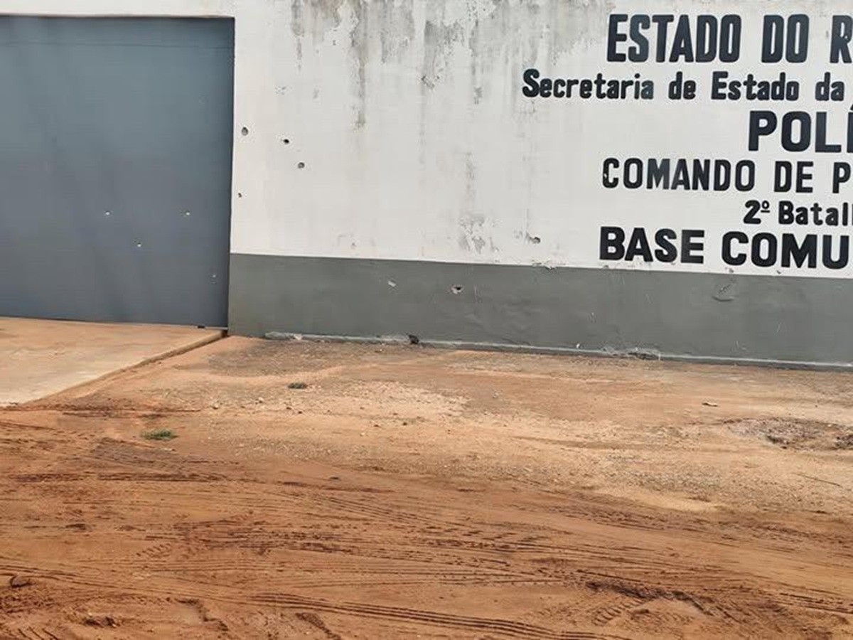 Base da Polícia Militar é atacada a tiros na zona rural de Mossoró