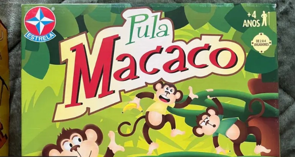 Brinquedo Pula Macaco, da Estrela. — Foto: Mariana Schreiber/BBC