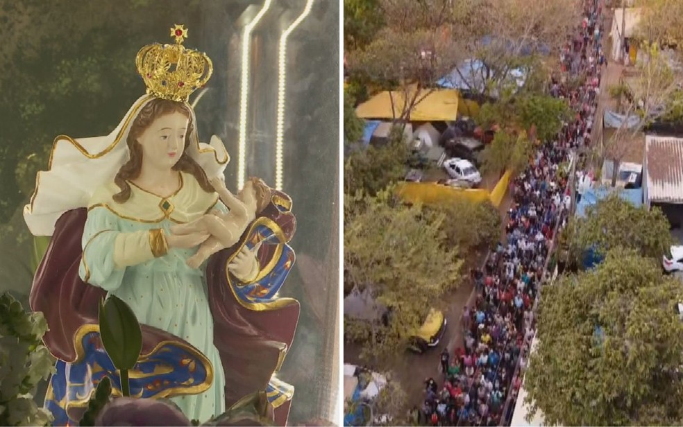 Romaria do Muqu�m completa 278 anos � Foto: Reprodu��o/TV Anhanguera