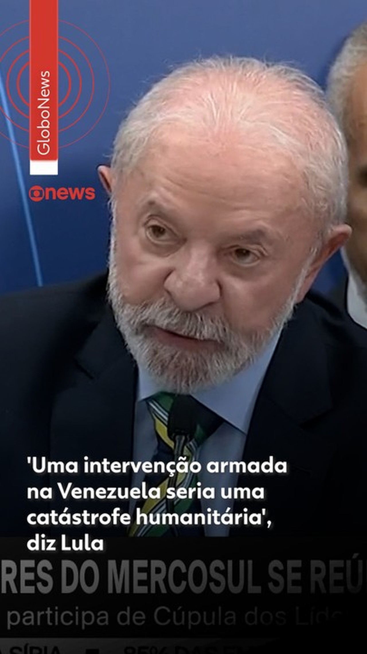 'Intervenção armada na Venezuela seria uma catástrofe humanitária e um precedente perigoso para o mundo', diz Lula na Cúpula do Mercosul