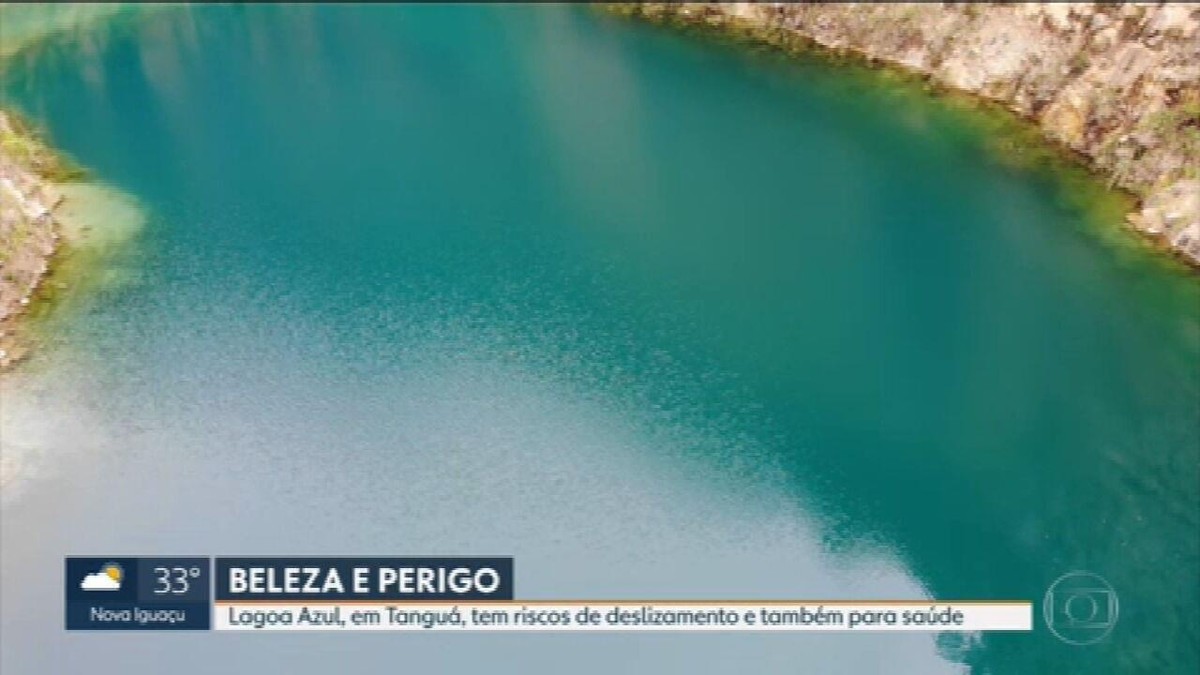 Lagoa Azul em Tanguá, RJ, tem atraído visitantes, mas pode ser ...
