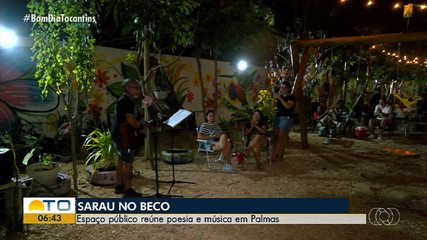 Espaço público em Palmas reúne música e poesia; confira