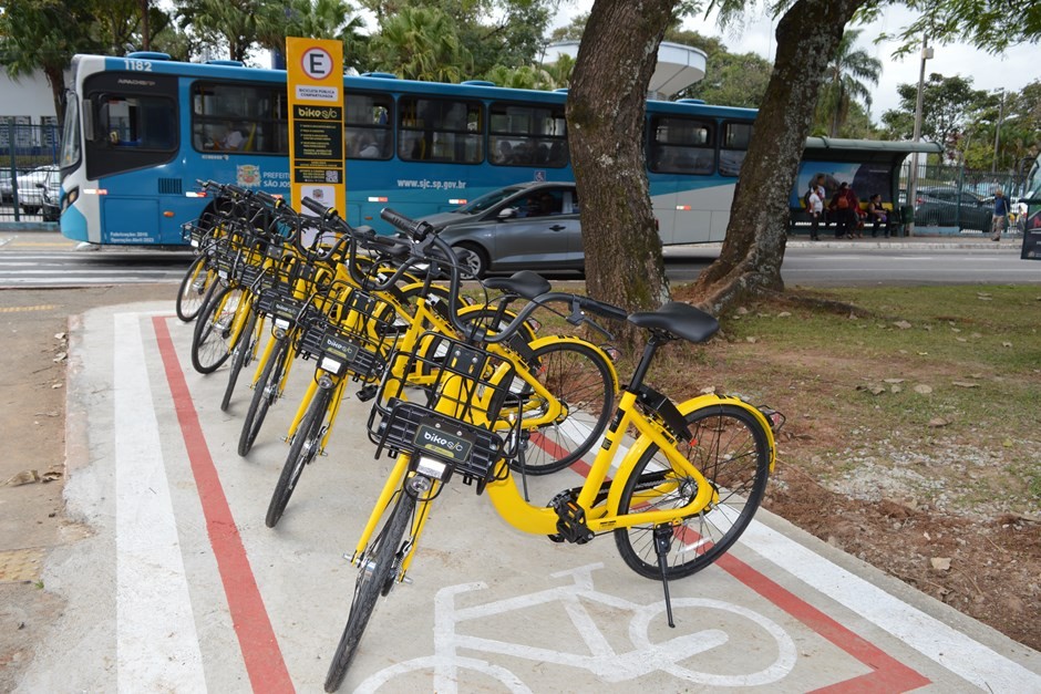 Prefeitura de São José dos Campos instala novas estações para bikes compartilhadas; veja os locais
