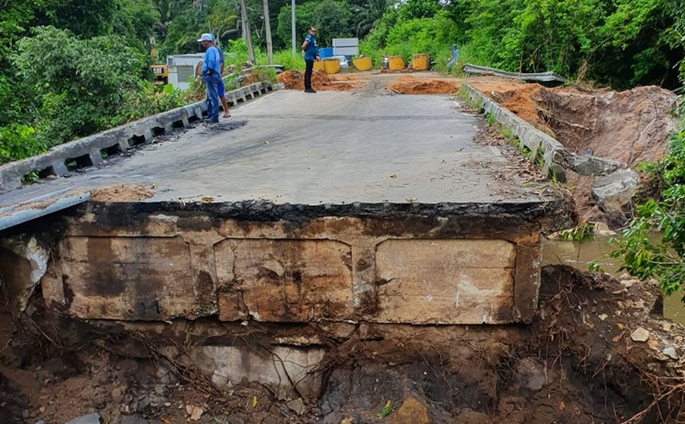 MP cobra do DER-PB medidas para garantir travessia segura em ponte entre Alhandra e Caaporã, no Litoral Sul — Foto: Divulgação/MPPB