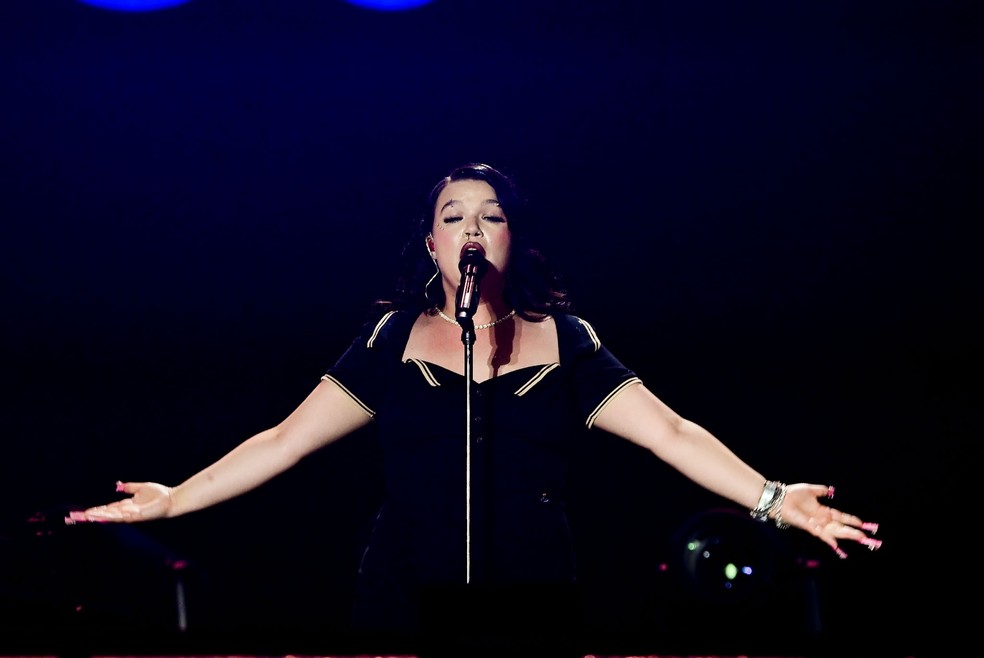 Lola Young se apresenta no Rock in Rio 2026 — Foto: Leo Franco/AgNews