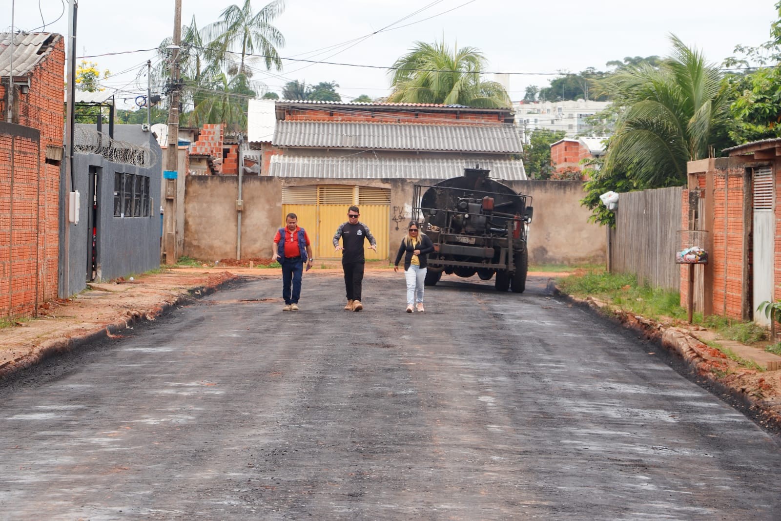 Prefeitura mantém obras de infraestrutura mesmo durante o inverno amazônico