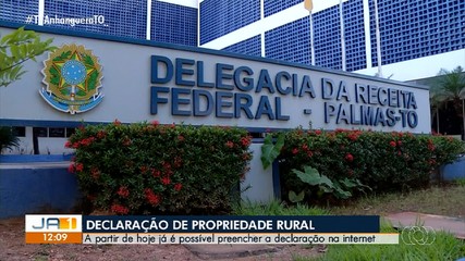 Sistema para a declaração de propriedade rural está disponível