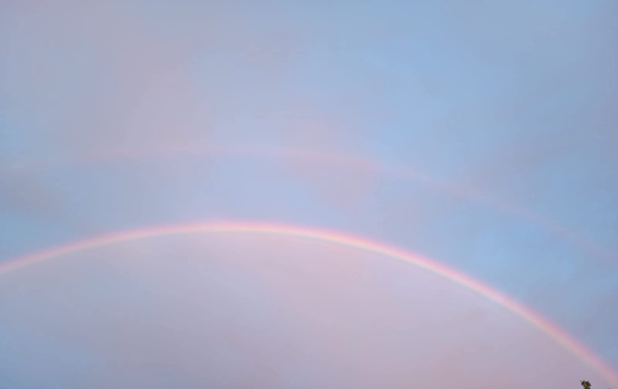 Arco-íris duplo: especialista explica surgimento de fenômeno após chuva no interior de SP