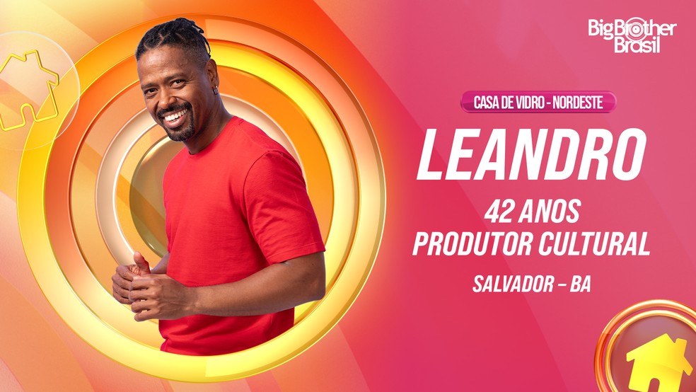 Leandro, candidato ao 'BBB26' — Foto: Divulgação
