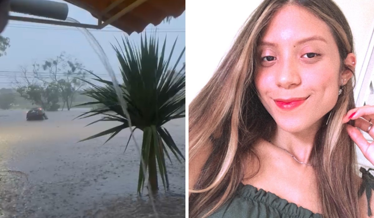 VÍDEOS mostram carro arrastado e pedido de socorro de mulher que morreu em alagamento em Hortolândia