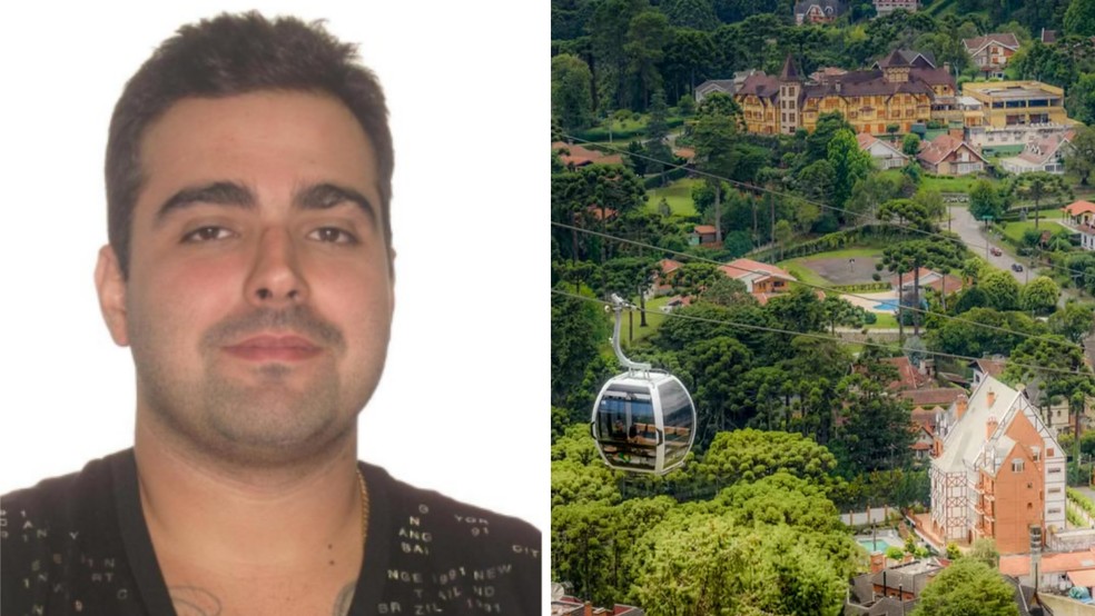 Preso pelo ICE apontado como ex-chefe do PCC e CV é acusado golpe em hotel de luxo em Campos do Jordão — Foto: Foto 1: Arquivo pessoal | Foto 2: Luís Felipe Rodrigues