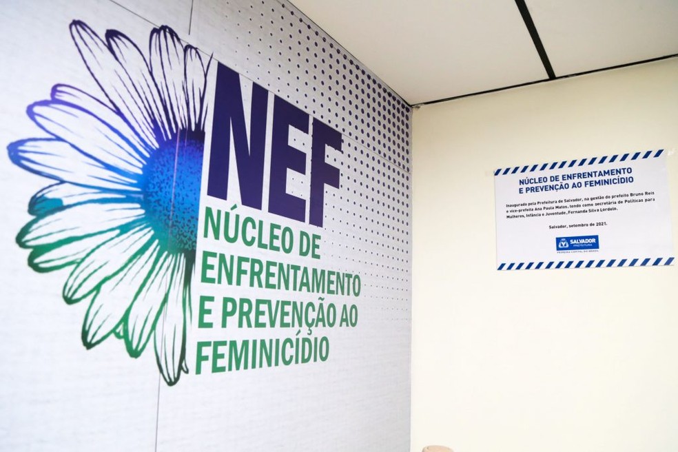 Núcleo de Enfrentamento e Prevenção ao Feminicídio, da Prefeitura de Salvador — Foto: Bruno Concha/Prefeitura de Salvador