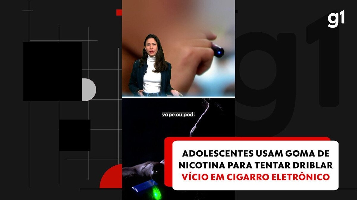 Adolescentes usam goma de nicotina para tentar driblar v&iacute;cio em cigarro  eletr&ocirc;nico