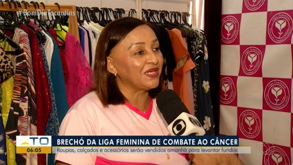 Instituição faz brechó para arrecadar fundos para pacientes com câncer