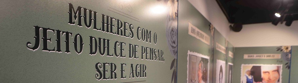 Exposição exalta força feminina na trajetória de Santa Dulce dos Pobres — Foto: Ascom OSID