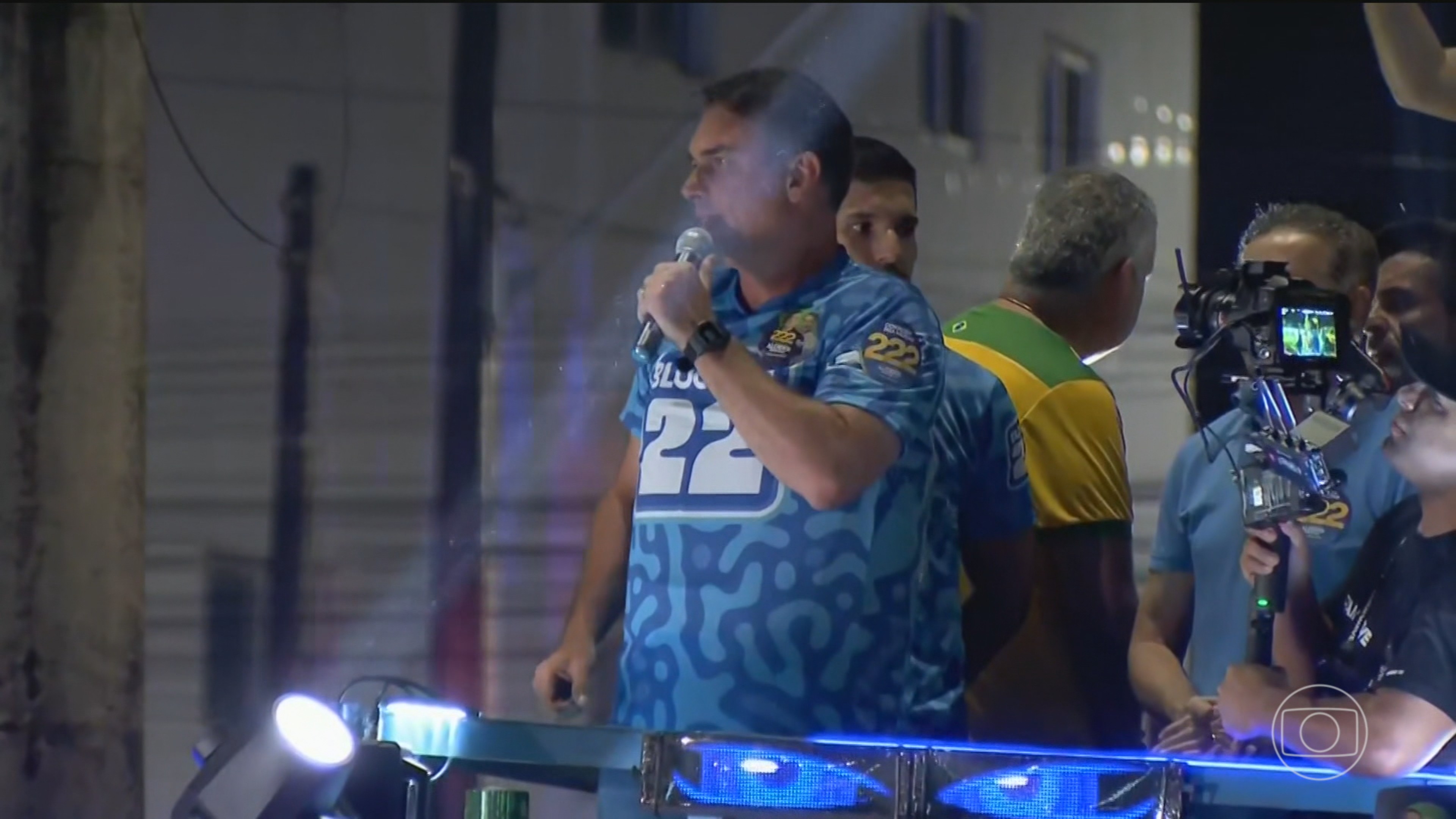 Flávio Bolsonaro, candidato do PL à Presidência, faz campanha no Ceará