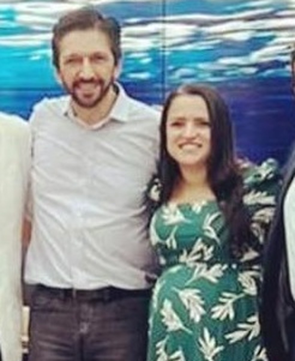 Karina da Gama � recebida pelo Prefeito Ricardo Nunes (MDB), em visita na sede da Prefeitura de SP, no Centro. � Foto: Reprodu��o/Redes Sociais