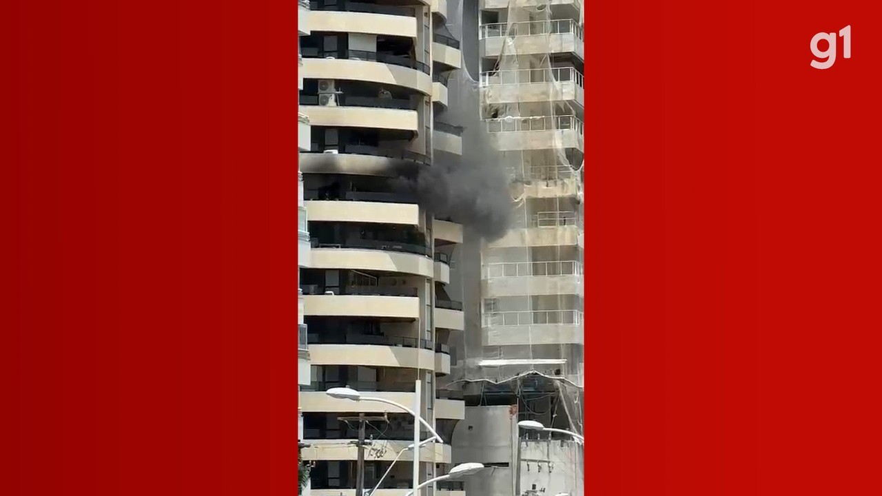 VÍDEO: Incêndio é registrado em prédio residencial na região da Península em São Luís