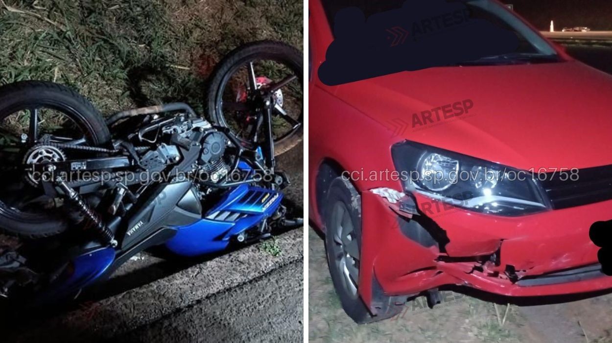 Jovem de 19 anos morre após moto tombar na rodovia, em Rio Claro