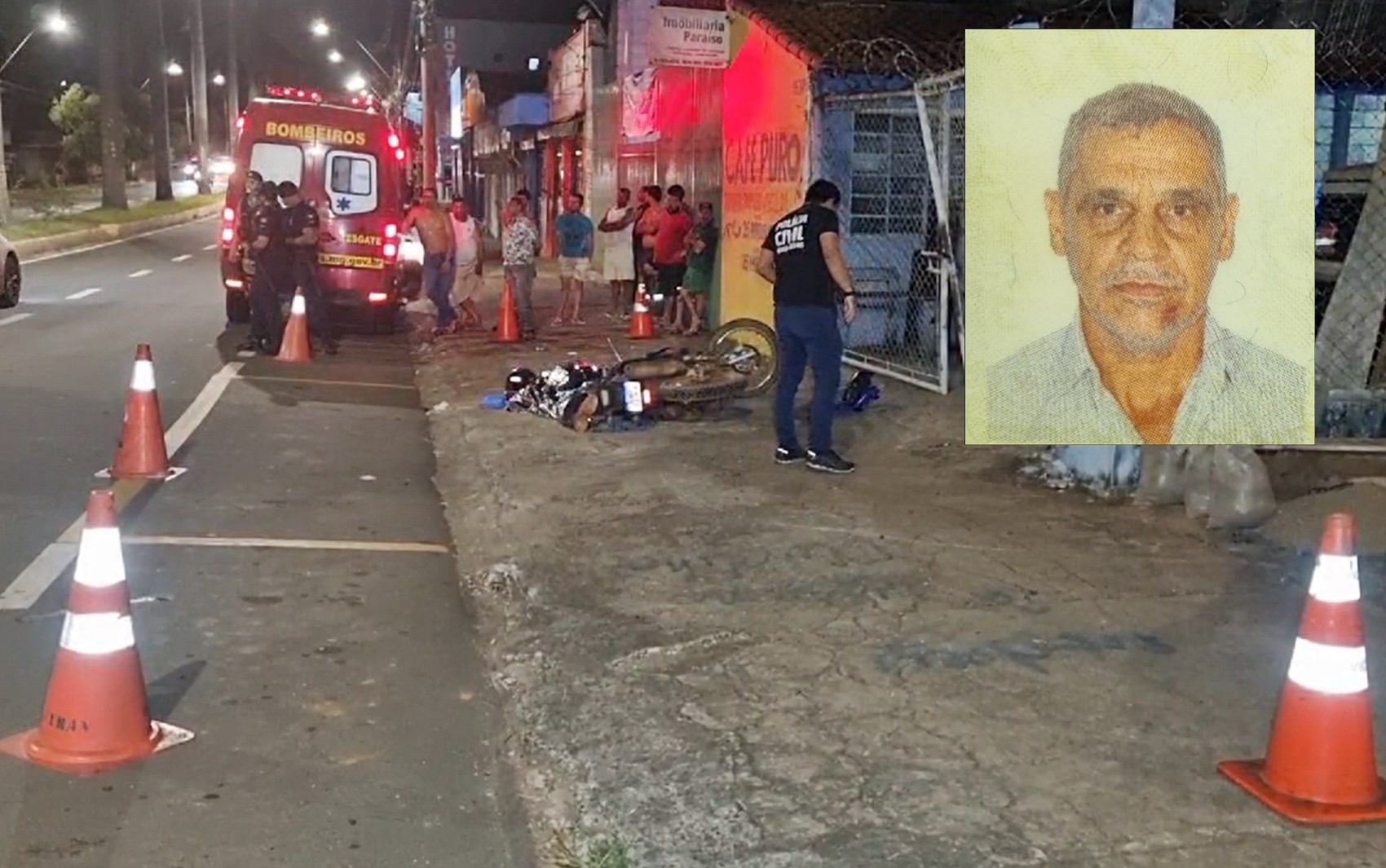 Motociclista morre após perder controle de veículo e bater contra pilar em Passos, MG 