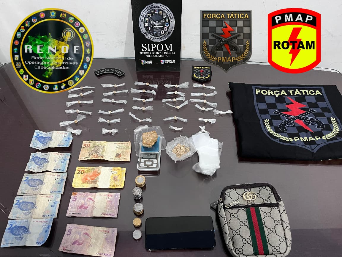 Força Tática prende seis pessoas em operações no fim de semana no Amapá