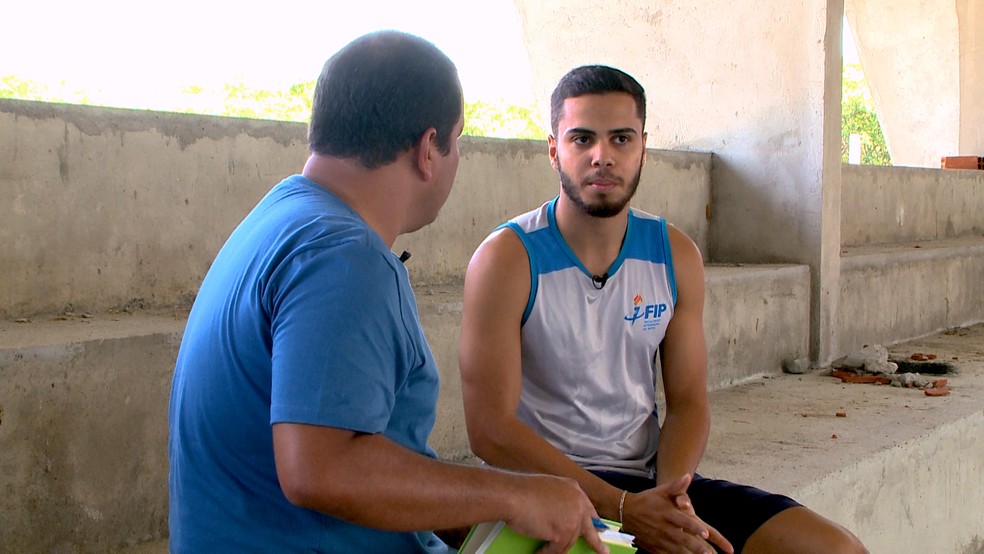 Yago Edson: t�tulos, sonhos, nenhum lugar decente para treinar � Foto: TV Cabo Branco/Reprodu��o