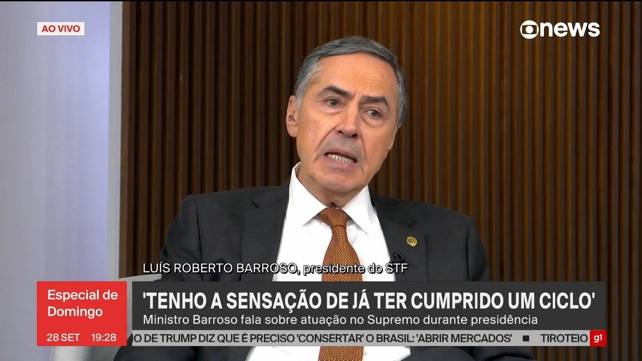 Barroso diz que concorda com dois crimes contarem como um só no julgamento dos atos golpistas