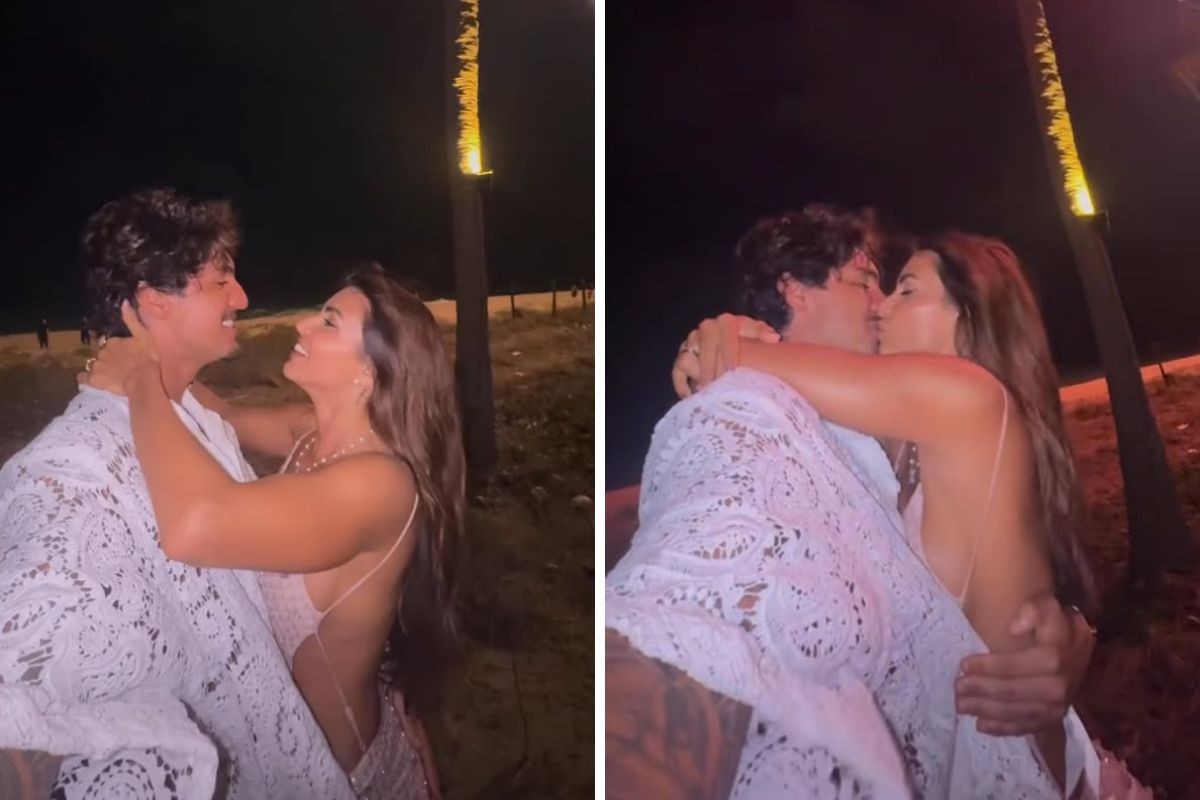 Surfista Gabriel Medina e modelo Isabella Arantes se casam em São Sebastião nesta quinta-feira (30)