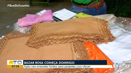 Bazar arrecada fundos para pacientes com câncer em Palmas
