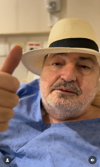Moacyr Luz faz vídeo após cirurgia no cérebro em SP: 'Estamos juntos'