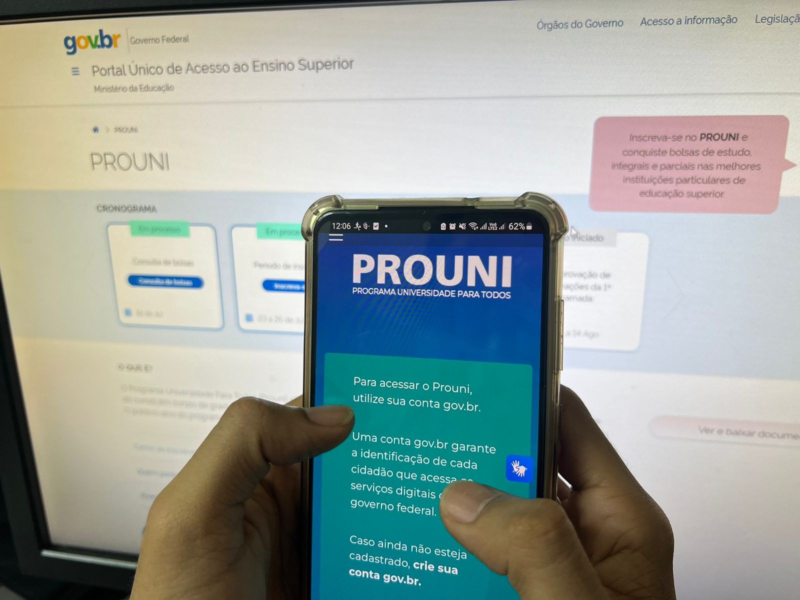 Prazo de inscrição do Prouni do 1º semestre termina nesta quinta; saiba quem tem direito à bolsa