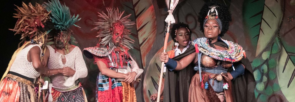 Espetáculo Dandara na Terra dos Palmares em cartaz até agosto  — Foto: Anderson Soares