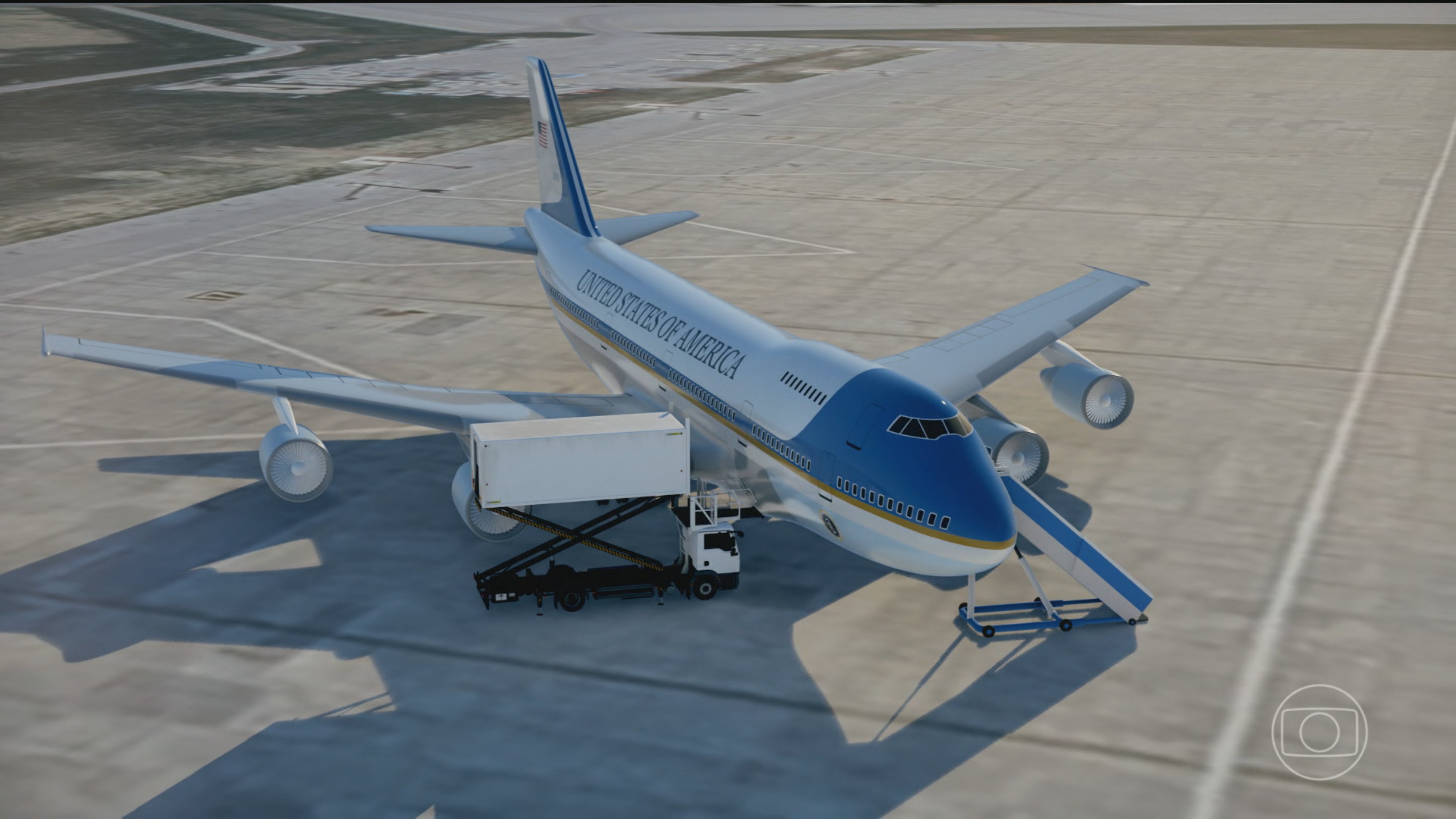 Air Force One, visto como alvo do Irã, decolou levando autoridades do alto escalão dos EUA, como Marco Rubio e Scott Bessent