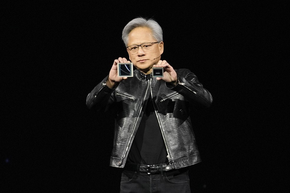 Jensen Huang, CEO da Nvidia — Foto: Eric Risberg/AP