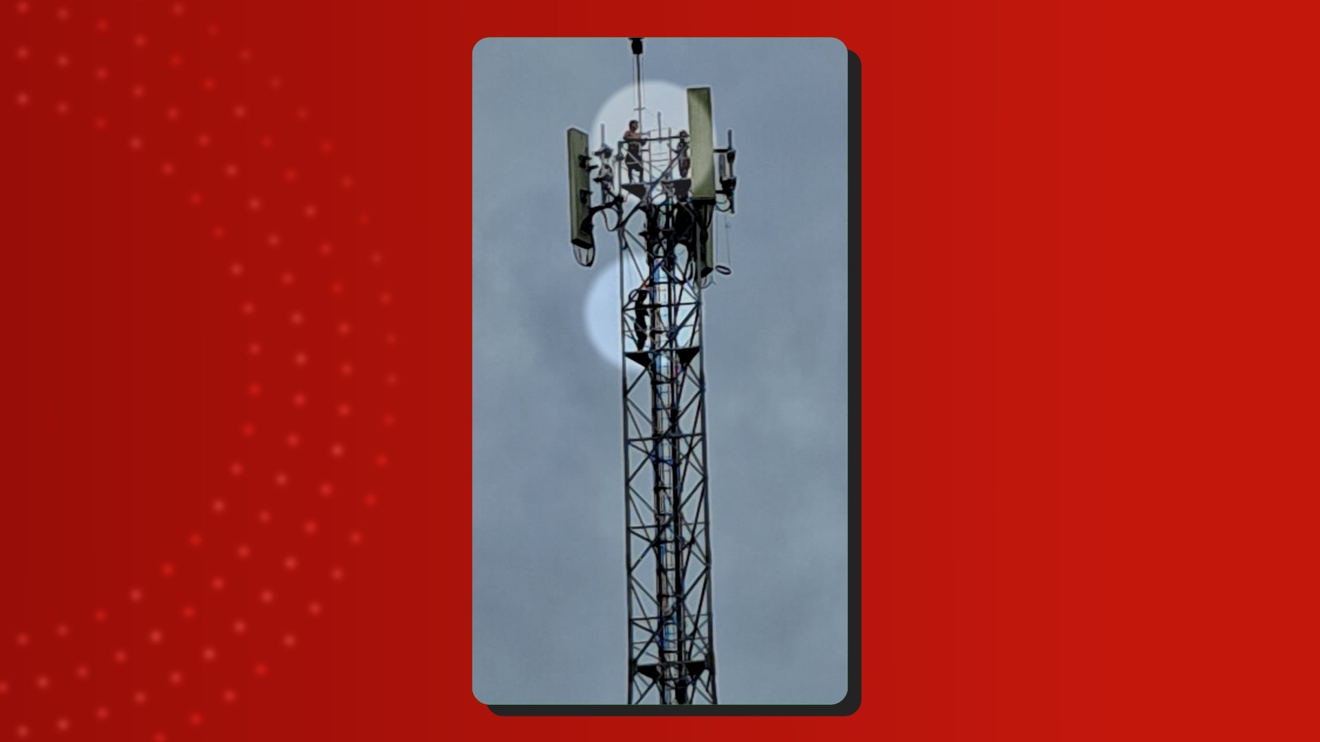 Crianças são flagradas em torre de telefonia de cerca de 30 metros e assustam moradores no Amazonas