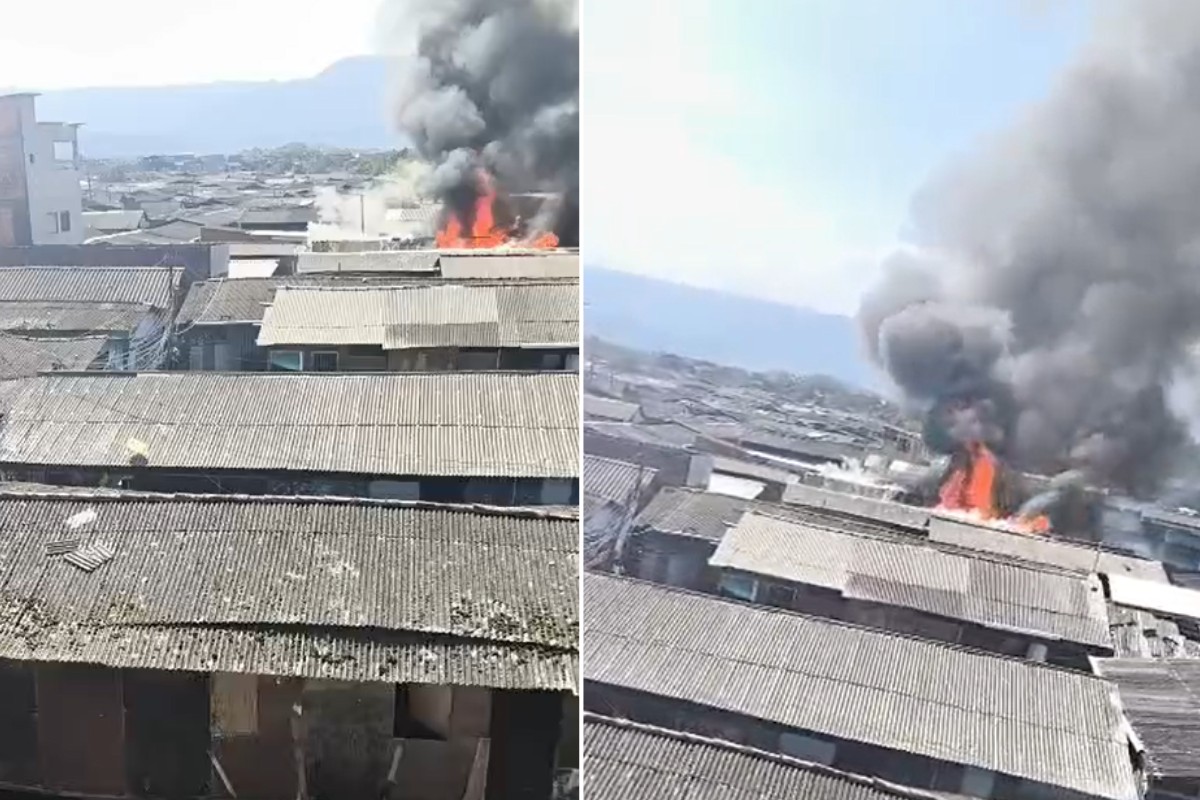 Incêndio destrói moradias e deixa feridos em comunidade de SP; VÍDEO