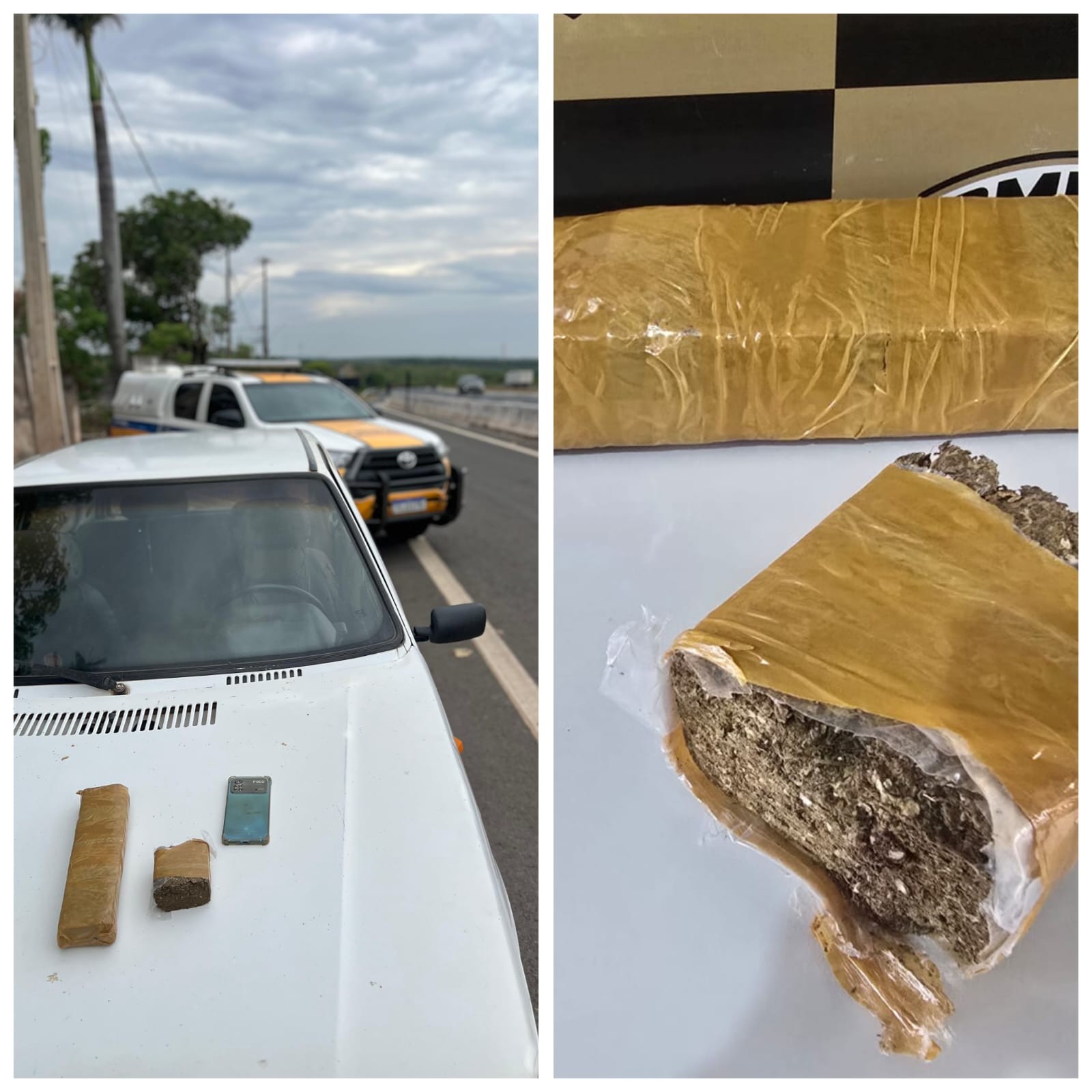 Motorista é preso com droga em carro na BR-135 e diz ter recebido R$ 300 pelo transporte