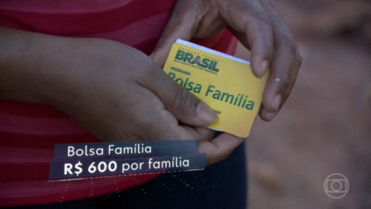 Novo Bolsa Família, que sai nesta quinta, pagará R$ 600 por família, R ...