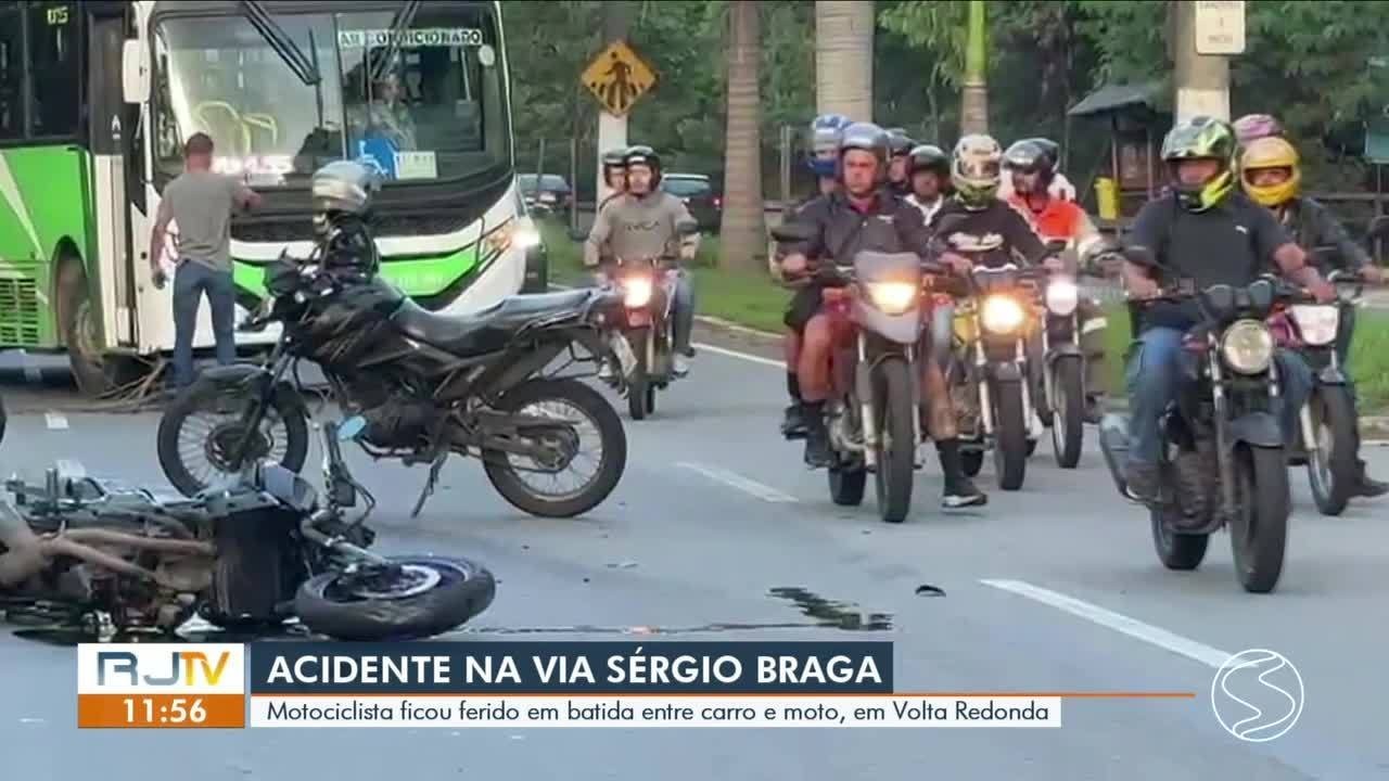ACIdene Entre Carro e Caminhão Deixa Dois Homens e Uma Criança Feridos em Volta Redonda