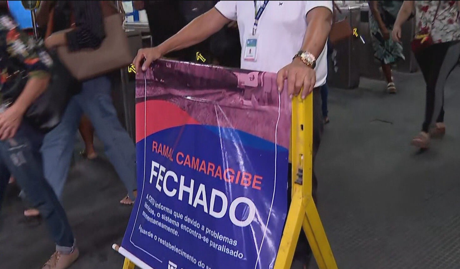 Ramal Camaragibe do metrô chega ao segundo dia sem funcionar; veja estações fechadas e linhas de ônibus com reforço