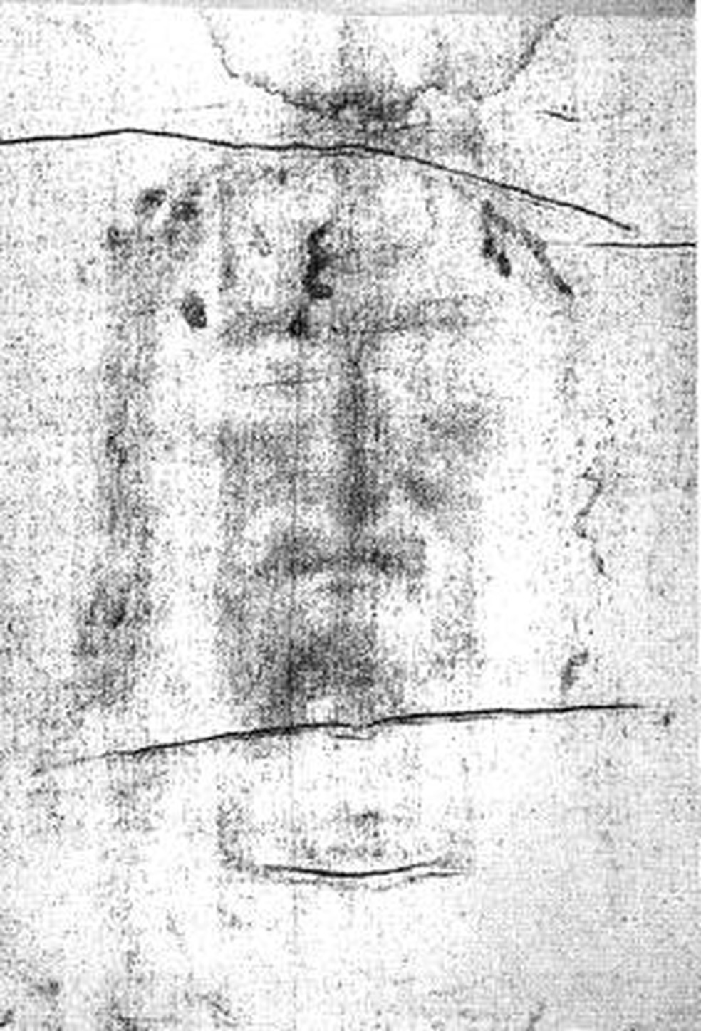 Para a Ciência e muitos pesquisadores ligados à história da religião, tudo indica que o Santo Sudário seja uma fraude medieval — Foto: DOMÍNIO PÚBLICO