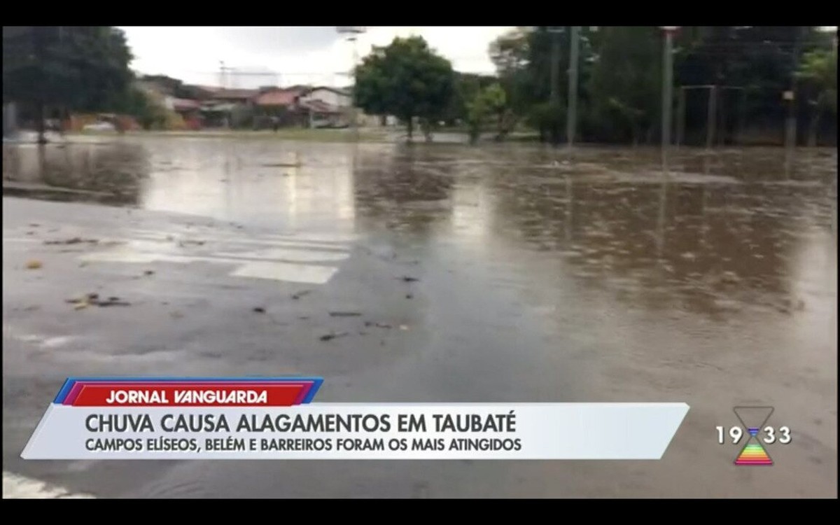 Temporal Causa Alagamentos E Deslizamento De Terra Em Taubaté Vale Do Paraíba E Região G1 