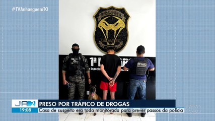 Suspeito de tráfico de drogas em Palmas é preso