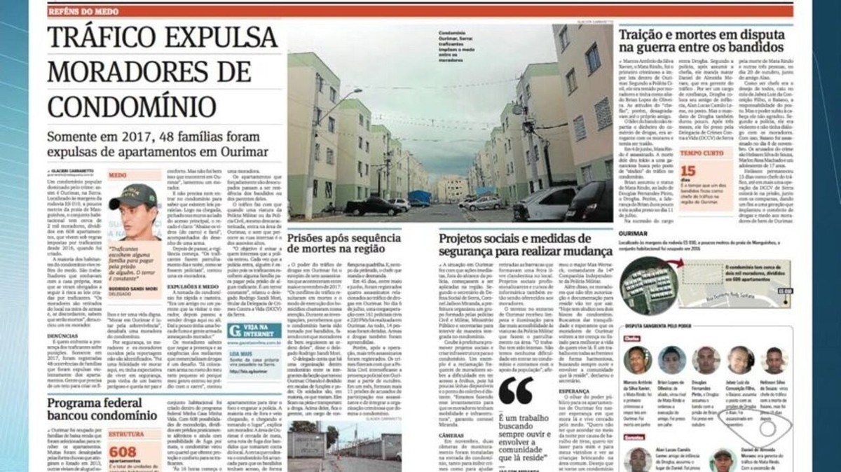Traficantes expulsam 48 famílias de condomínio popular no ES Espírito