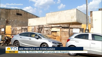 Moradores reclamam de paralisação da obra do ‘Escritório Social’ em Araguaína