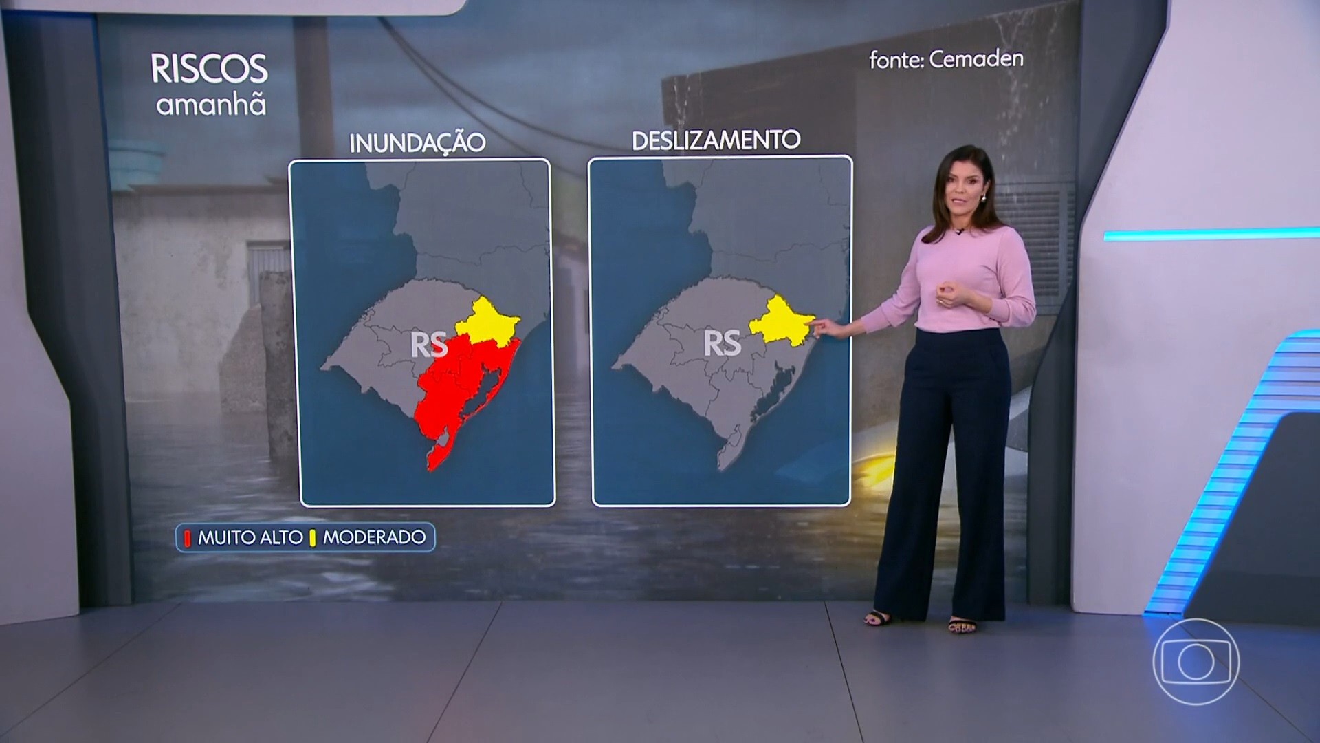 Rio Grande do Sul tem chegada de nova frente fria e previsão de chuva
