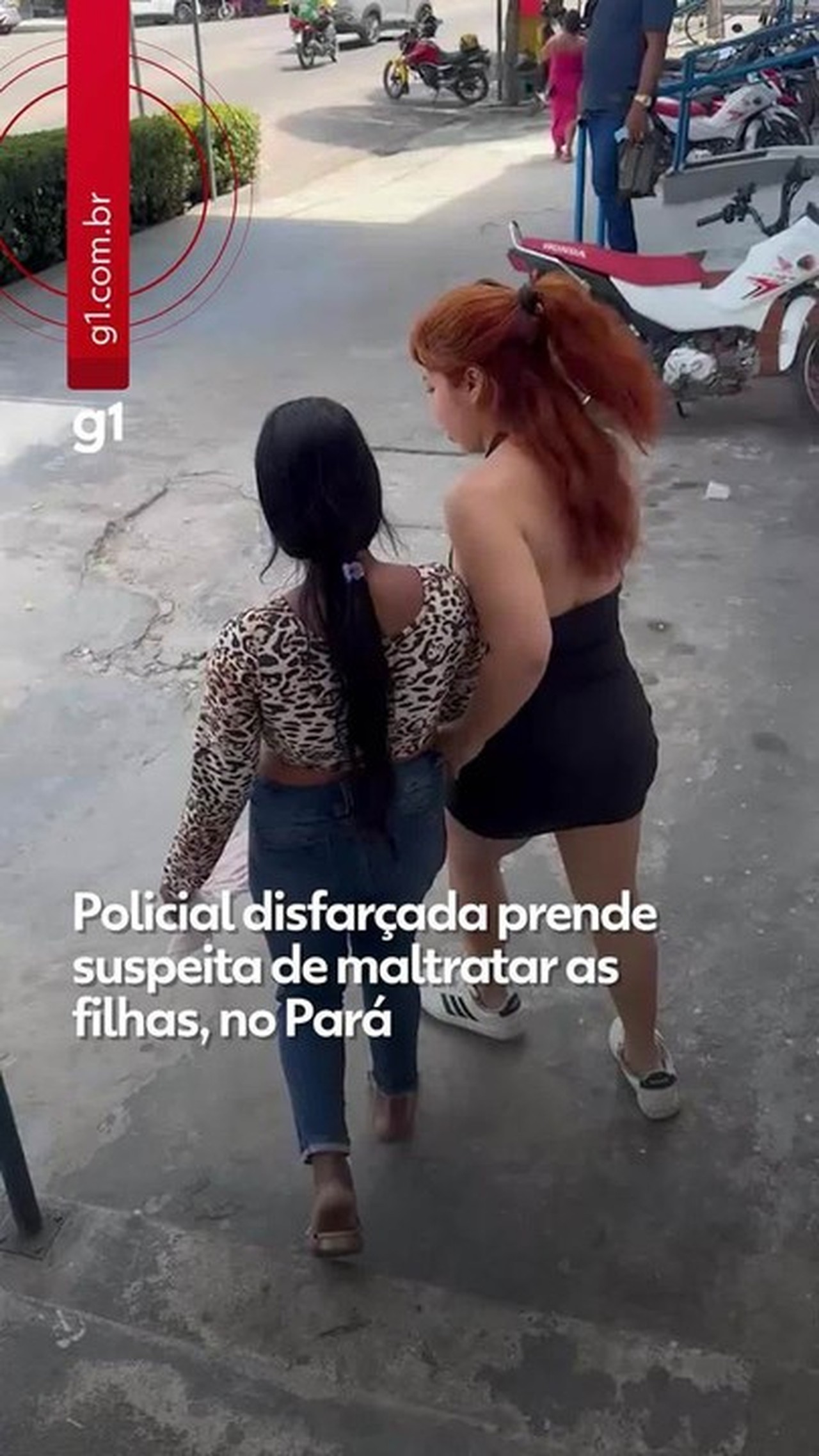 Policial disfarçada prende mulher suspeita de maus-tratos contra os filhos no Pará