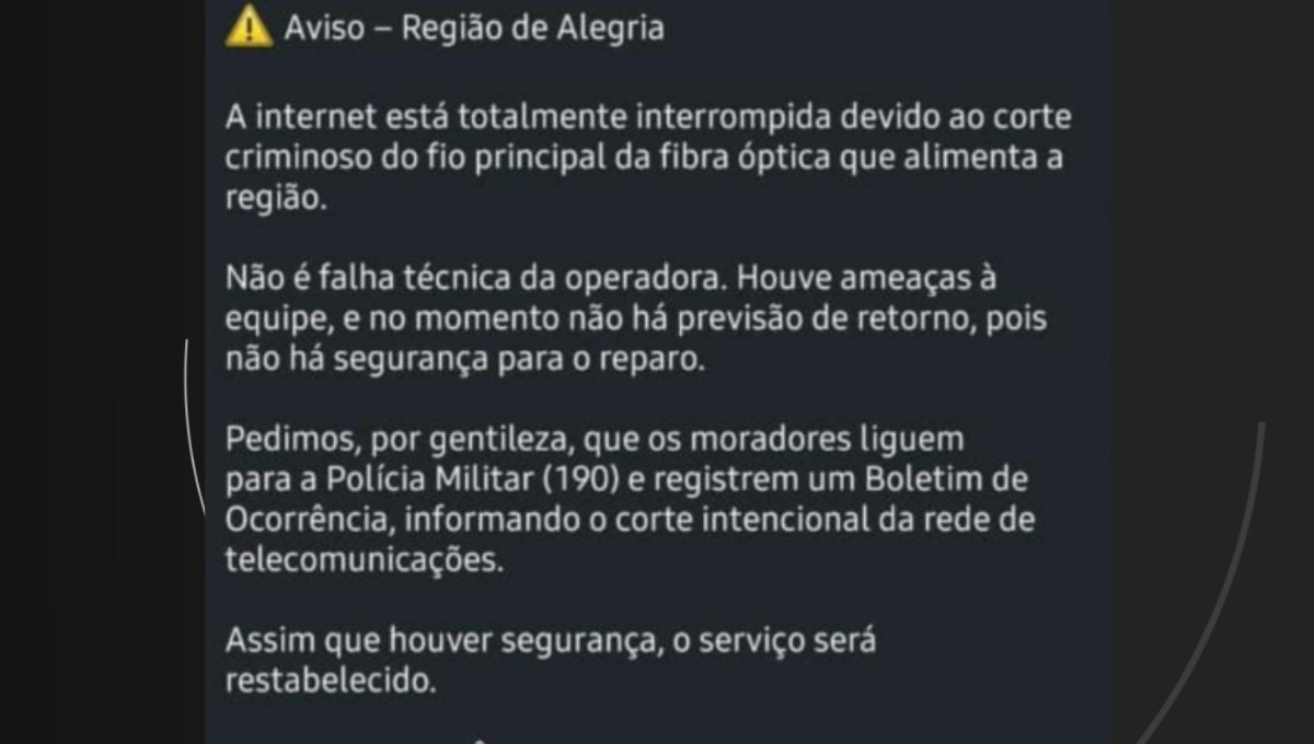 Adolescente é apreendido com arma e drogas após cortar cabos de energia e internet em Simonésia