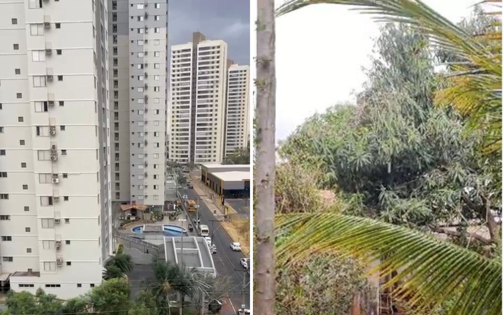 Moradores registram chuva em Goiânia e Região Metropolitana